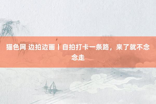 猫色网 边拍边画丨自拍打卡一条路，来了就不念念走